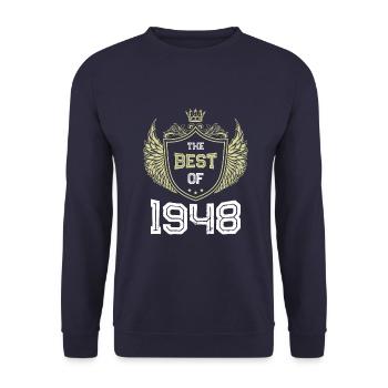 1948 best of - Sweat-shirt Unisexe - marine - Devant - Alina (178cm) & Michal (187cm)