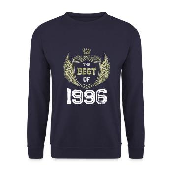 1996 best of - Unisex Pullover - Navy - Vorne - Alina (178cm) & Michal (187cm)