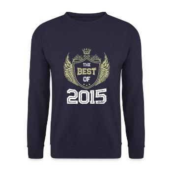 2015 best of - Unisex Pullover - Navy - Vorne - Alina (178cm) & Michal (187cm)