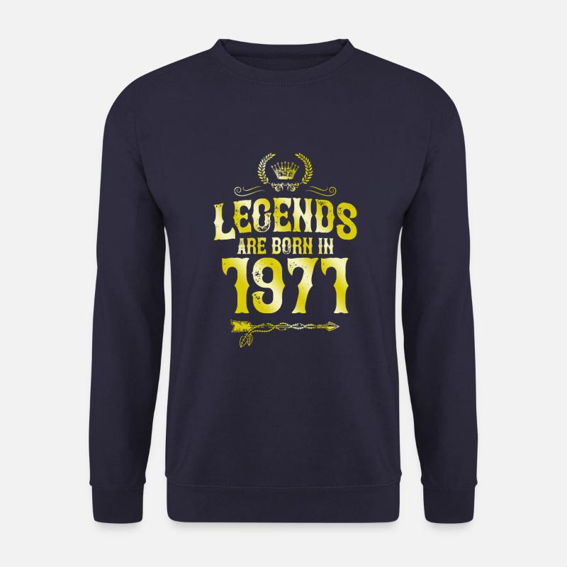 1971 legends born in - Unisex Sweatshirt - navy