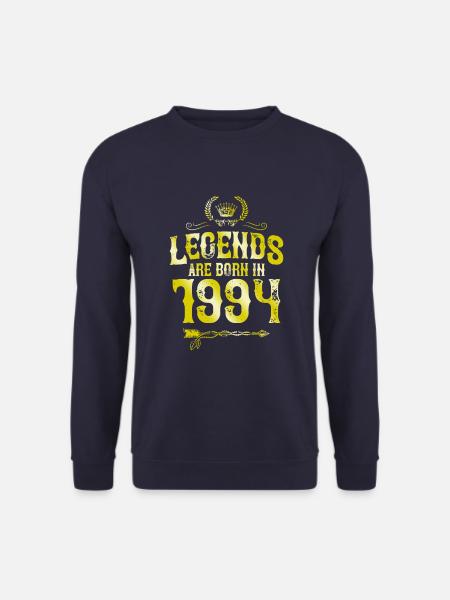 1994 legends born in - Unisex Sweatshirt - navy