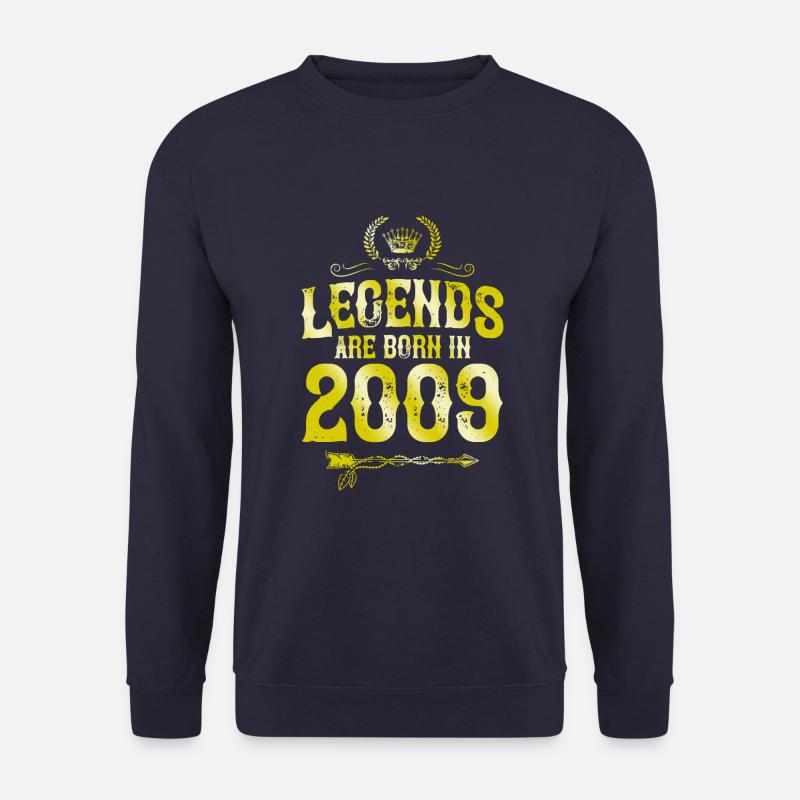 Légendes de 2009 nées en - Sweat-shirt Unisexe - marine