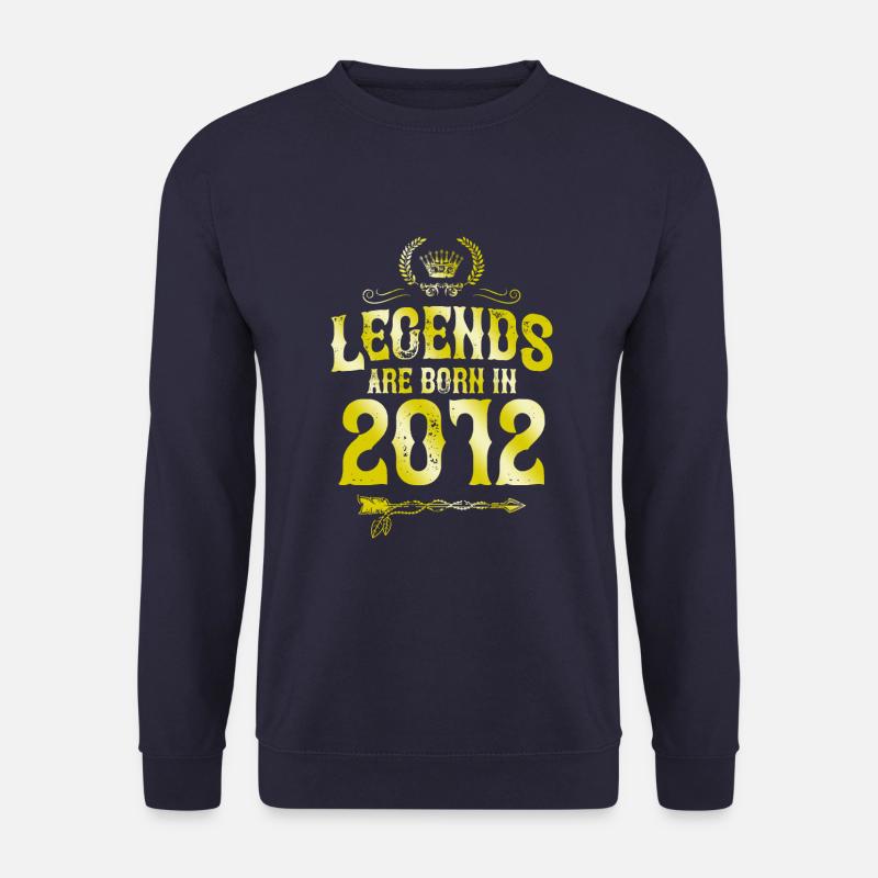 2012 legends born in - Unisex Sweatshirt - navy