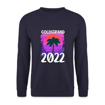 Golden Sands 2022 - Unisex Sweatshirt - navy - Front - Alina (178cm) & Michal (187cm)
