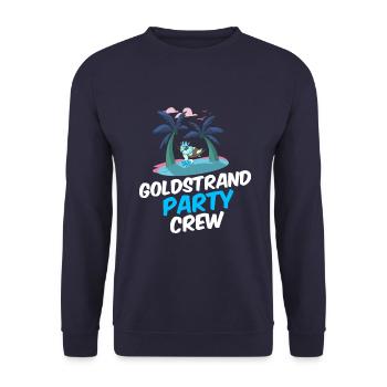 Équipe de fête Golden Sands - Sweat-shirt Unisexe - marine - Devant - Alina (178cm) & Michal (187cm)