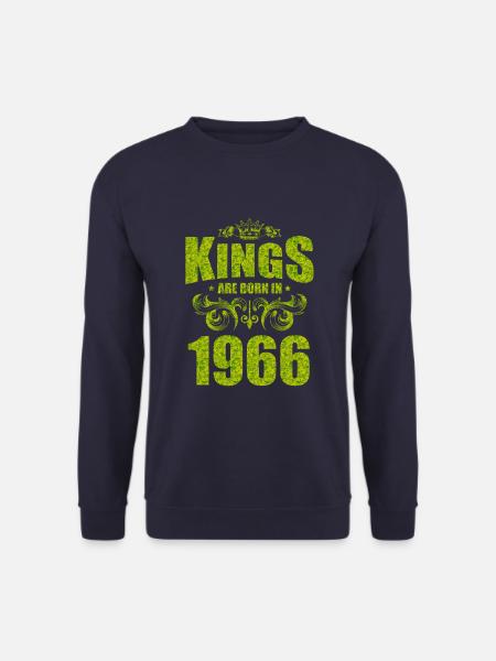 kings are born 1966 - Unisex Sweatshirt - navy