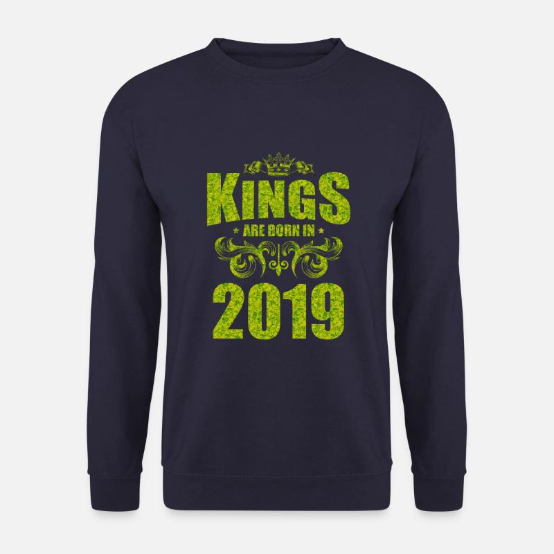 kings are born 2019 - Unisex Sweatshirt - navy