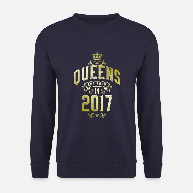 Queens born in 2017 - Unisex Pullover - Navy