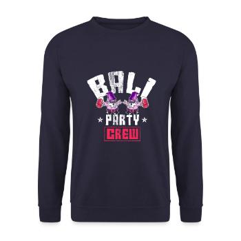 Bali Party Crew - Unisex Sweatshirt - navy - Front - Alina (178cm) & Michal (187cm)