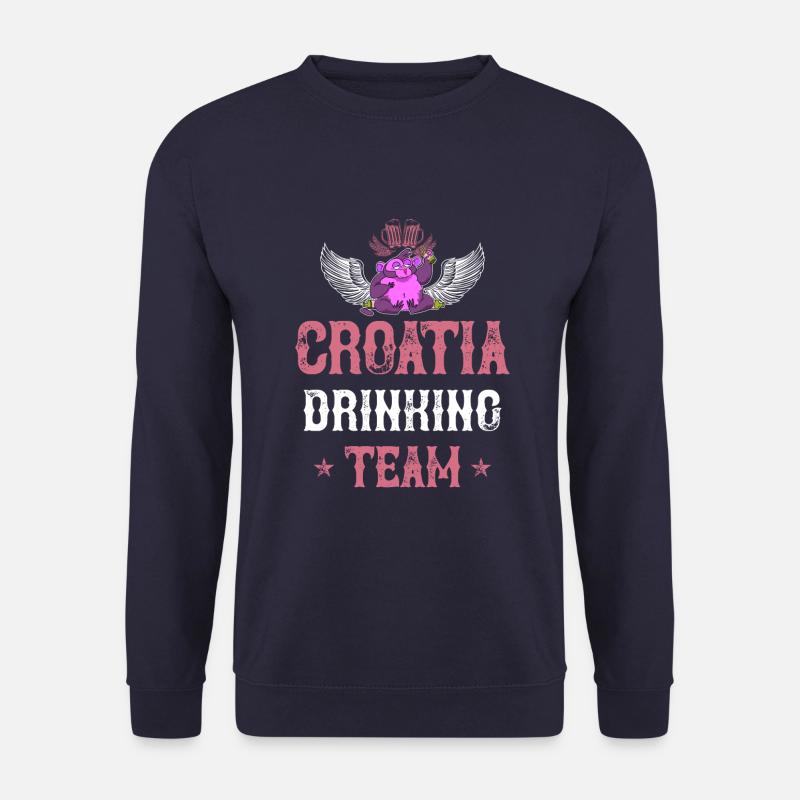 Équipe de Croatie de boisson - Sweat-shirt Unisexe - marine