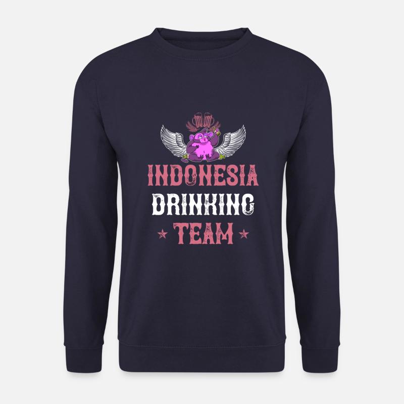 Indonesia Drinking Team - Unisex Sweatshirt - navy