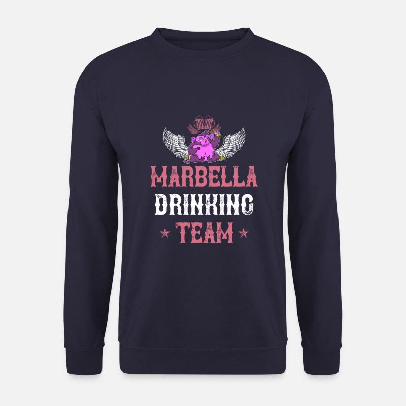 Équipe de boisson de Marbella - Sweat-shirt Unisexe - marine