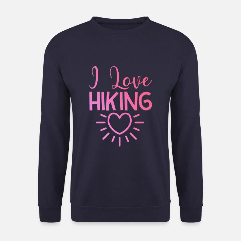 Ich liebe Hiking - Unisex Pullover - Navy