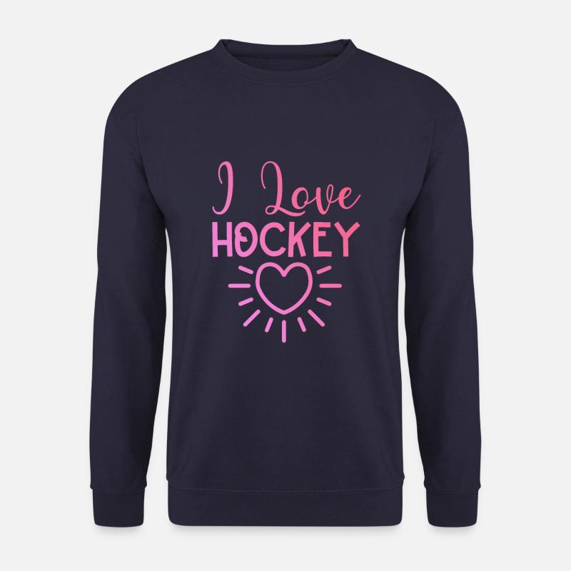 Ich liebe Hockey - Unisex Pullover - Navy