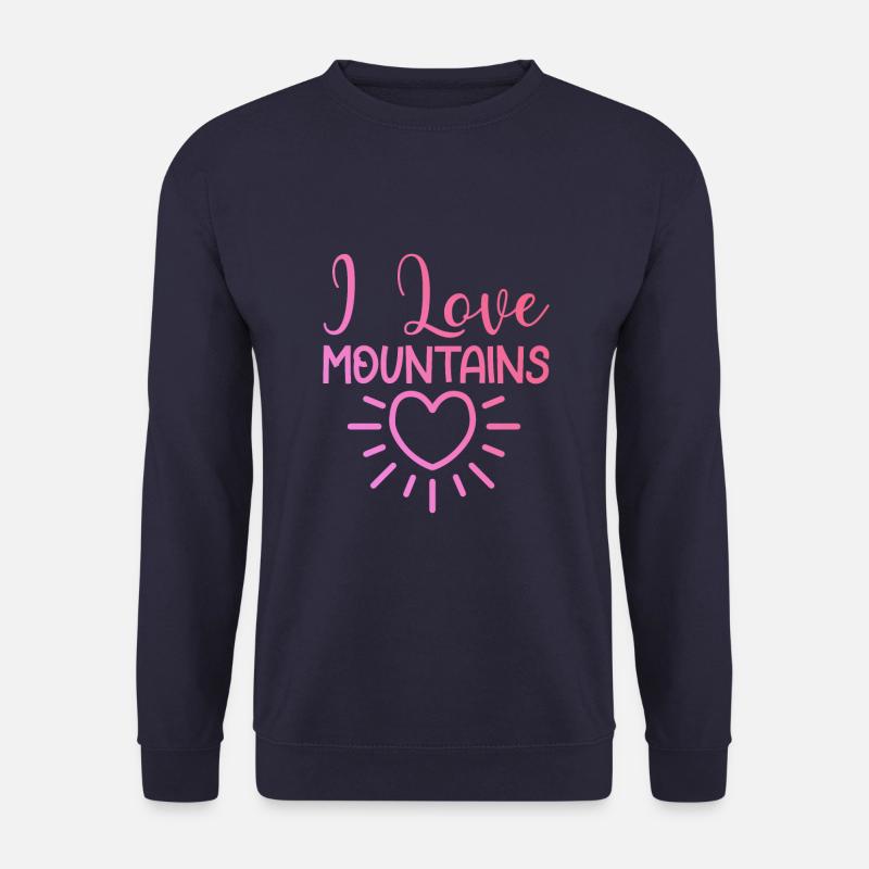 Ich liebe Berge - Unisex Pullover - Navy