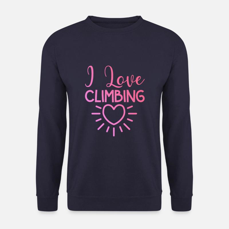 Ich liebe Klettern - Unisex Pullover - Navy
