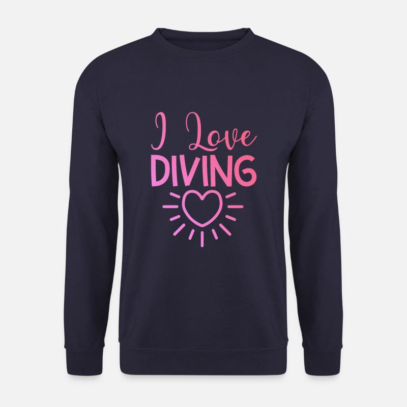 Ich liebe Tauchen - Unisex Pullover - Navy