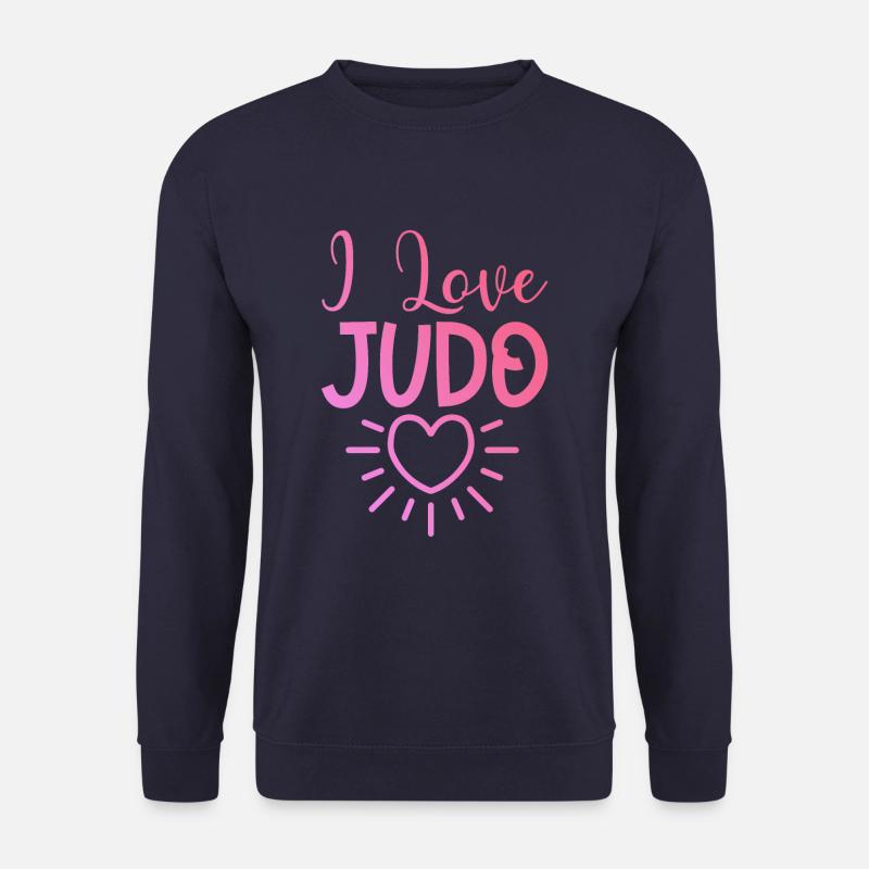 Ich liebe Judo - Unisex Pullover - Navy