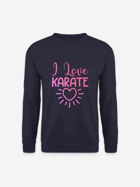 Ich liebe Karate - Unisex Pullover - Navy