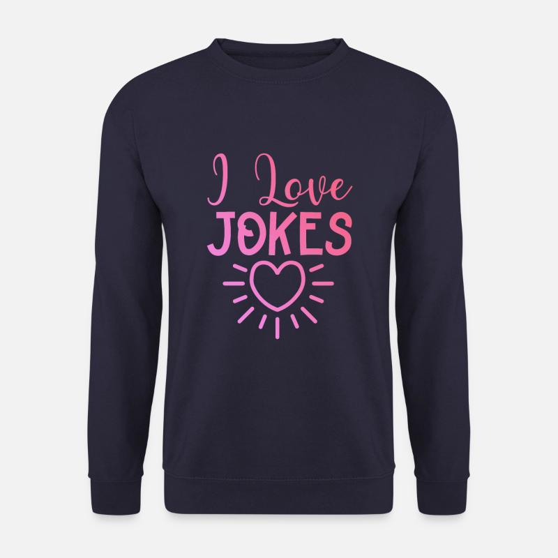 Ich liebe Witze - Unisex Pullover - Navy