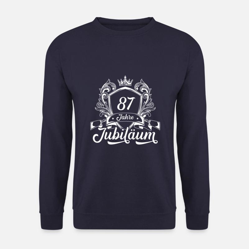 87 Zahl Kranz - Unisex Pullover - Navy