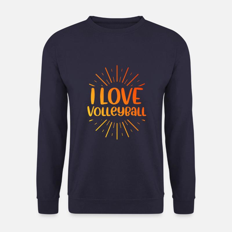 Ich liebe Volleyball - Unisex Pullover - Navy