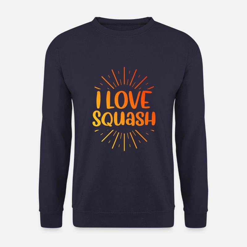 I love squash - Unisex Sweatshirt - navy