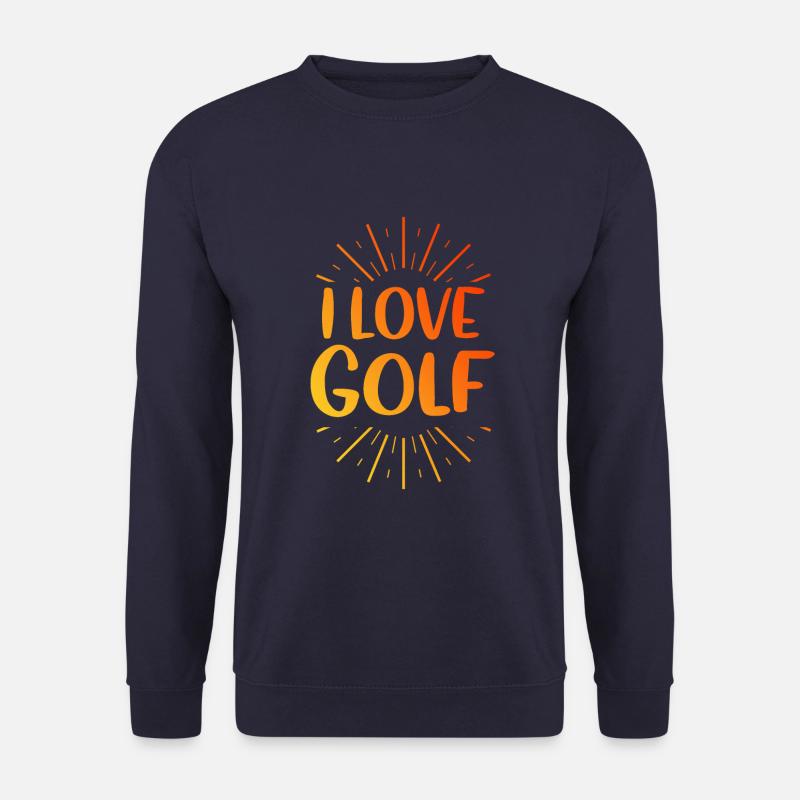 I love golf - Unisex Sweatshirt - navy