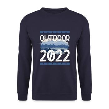 Outdoor 2022 - Unisex Pullover - Navy - Vorne - Alina (178cm) & Michal (187cm)