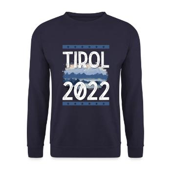 Tyrol 2022 - Unisex Sweatshirt - navy - Front - Alina (178cm) & Michal (187cm)
