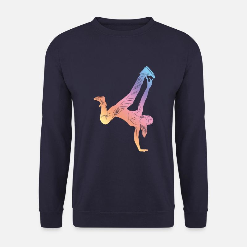 Gymnastic Silhouette - Unisex Pullover - Navy