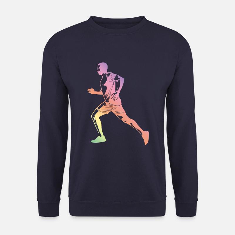 Rennen Silhouette - Unisex Pullover - Navy