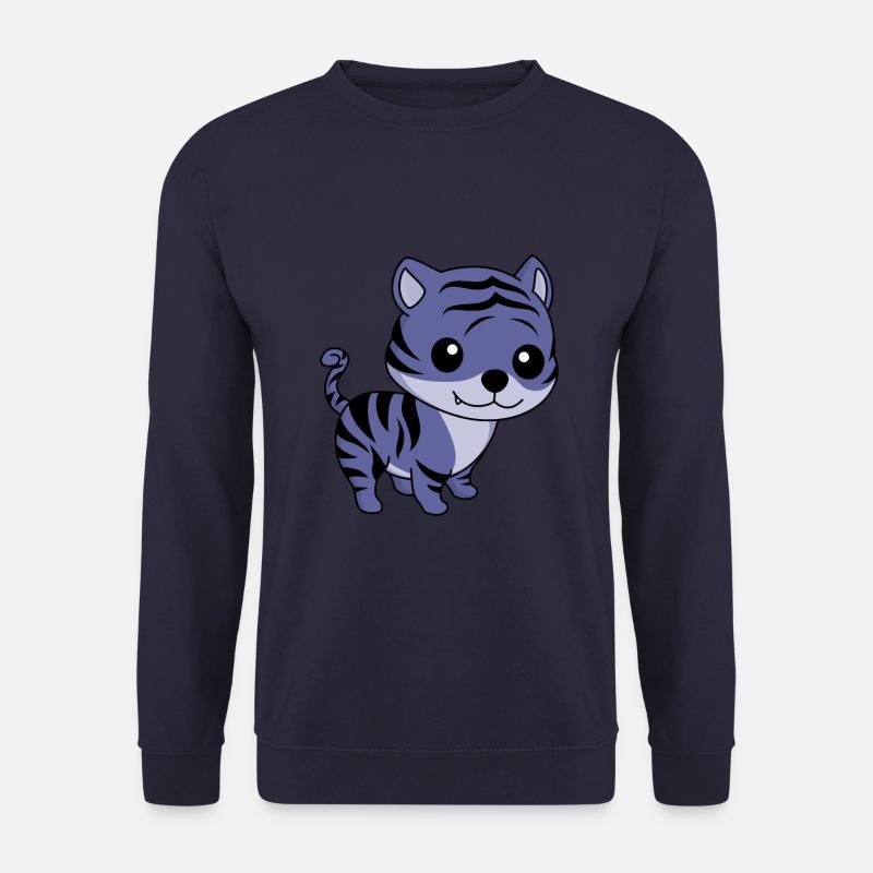 Tiger Comic Tier - Unisex Pullover - Navy
