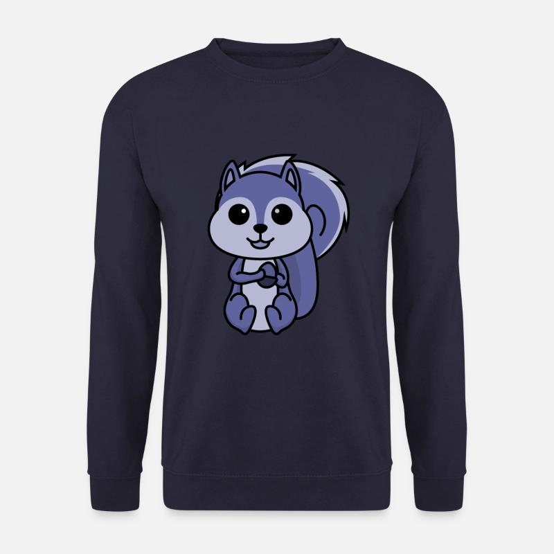 Écureuil Comic Animal - Sweat-shirt Unisexe - marine