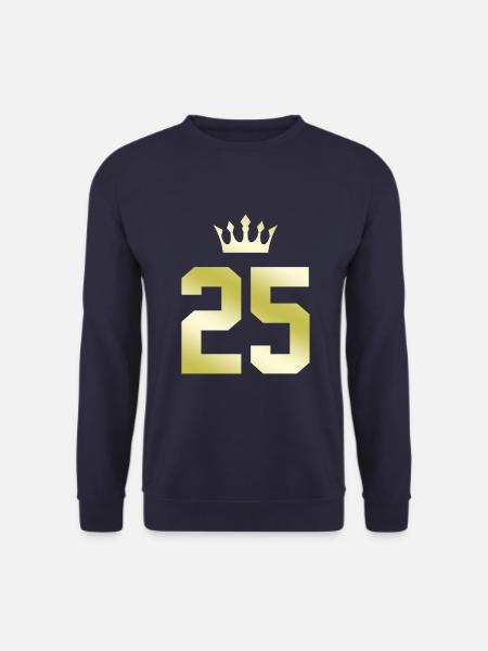 25 Zahl Krone - Unisex Pullover - Navy