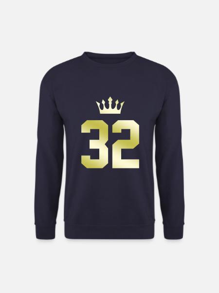 32 Couronne numérique - Sweat-shirt Unisexe - marine
