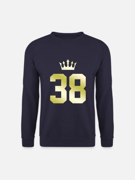 38 Number crown - Unisex Sweatshirt - navy
