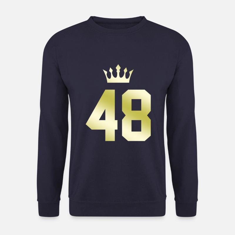 48 Couronne numérique - Sweat-shirt Unisexe - marine