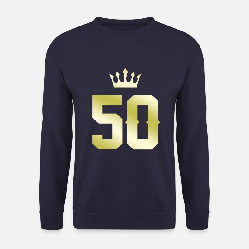 50 Number Crown - Unisex Sweatshirt - navy