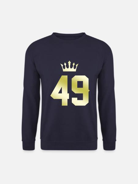 49 Zahl Krone - Unisex Pullover - Navy