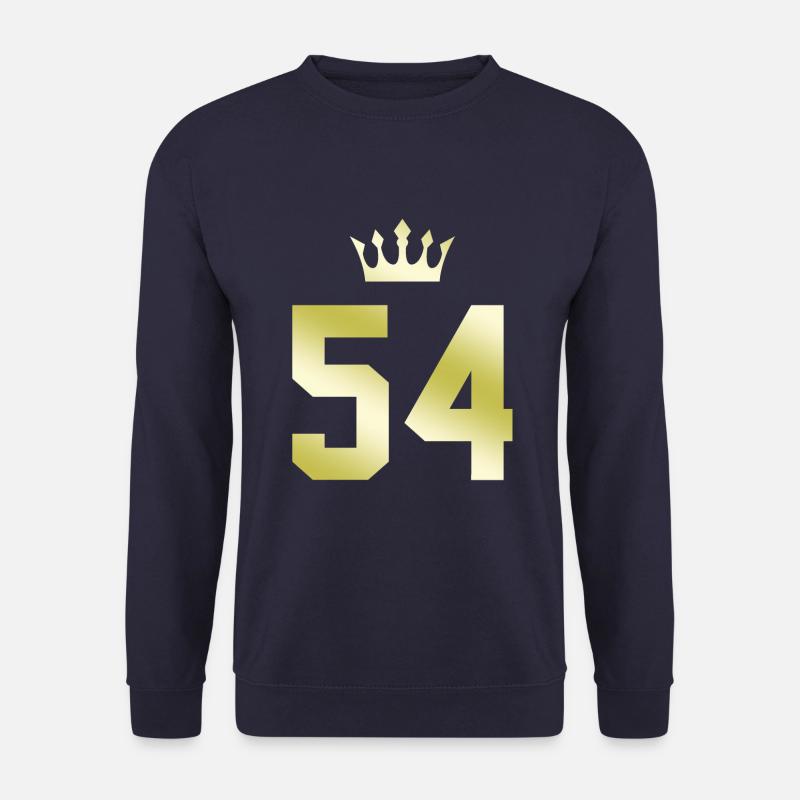 54 Zahl Krone - Unisex Pullover - Navy