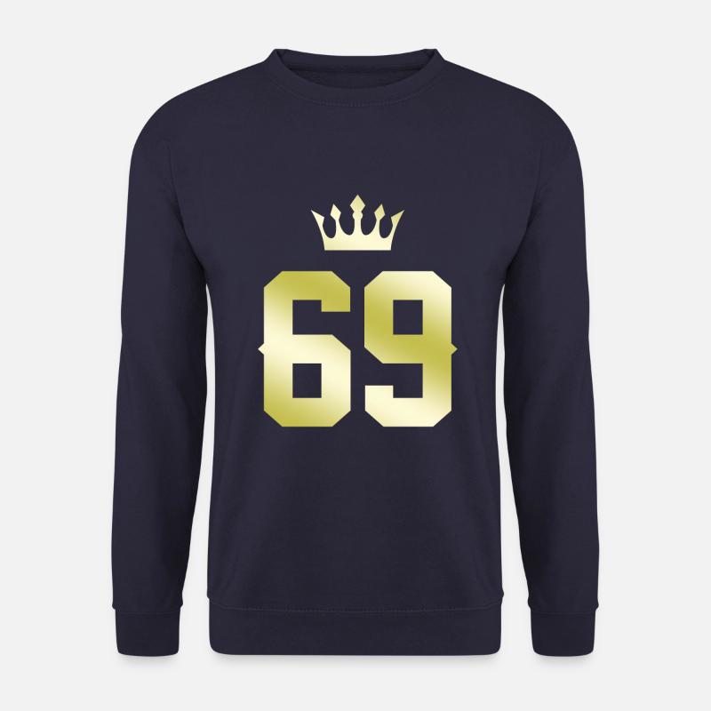 69 Couronne numérique - Sweat-shirt Unisexe - marine