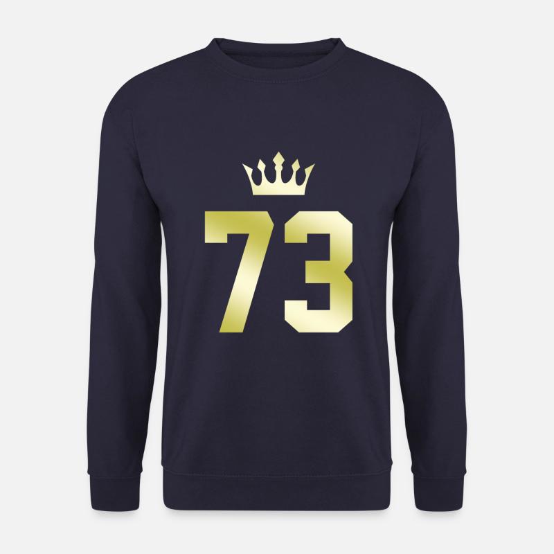 73 Zahl Krone - Unisex Pullover - Navy