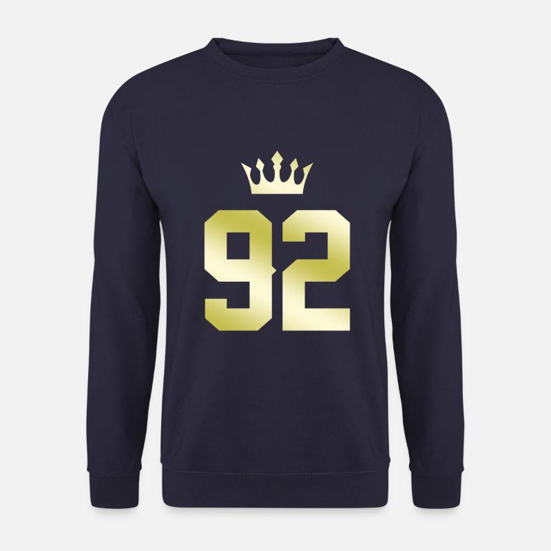 92 Zahl Krone - Unisex Pullover - Navy