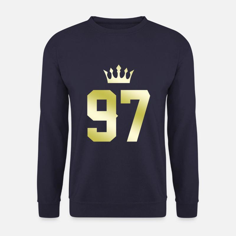 97 Zahl Krone - Unisex Pullover - Navy