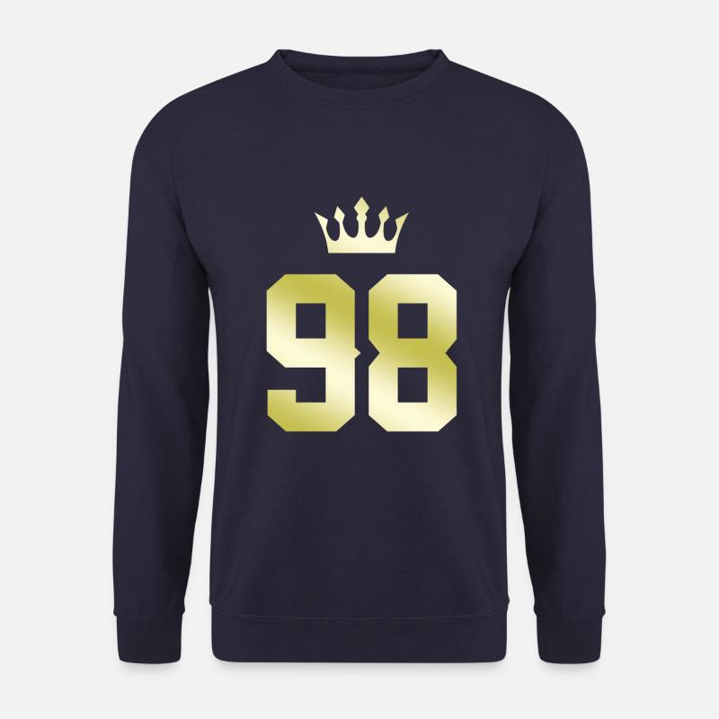 98 Zahl Krone - Unisex Pullover - Navy