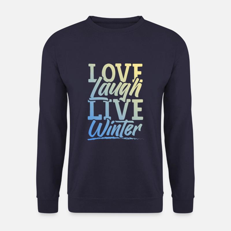 Love Live Winter - Unisex Pullover - Navy