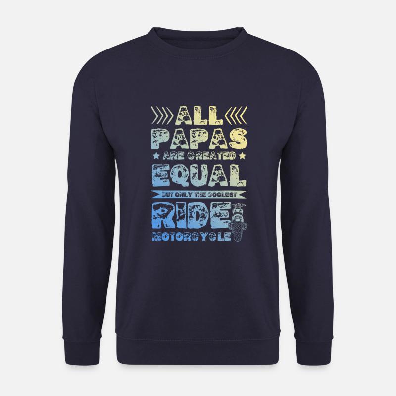 Papa Motorcycle - Unisex Sweatshirt - navy