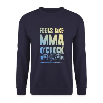 Mma Arts académiques mixtes - Sweat-shirt Unisexe - marine - Devant - Alina (178cm) & Michal (187cm)