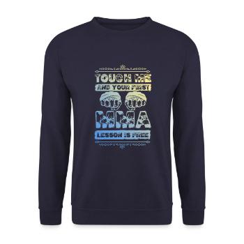 Mma Arts académiques mixtes - Sweat-shirt Unisexe - marine - Devant - Alina (178cm) & Michal (187cm)